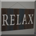D10. Relax sign. 